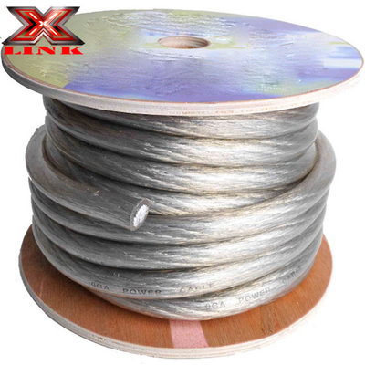 Water Proof Tinned OFC 4 AWG Oversized 1/0 Gauge Car Audio Power Wire for Performance