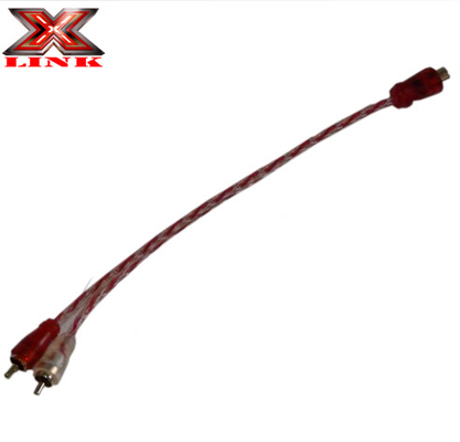 Gold Plated 2 RCA Audio Cable male to male For Stereo Speaker Or Subwoofer Connector Type None