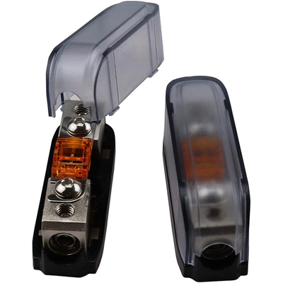 High Breaking Capacity 50A Rated Current A Mini AFS Inline Fuse Holder for Car Audio