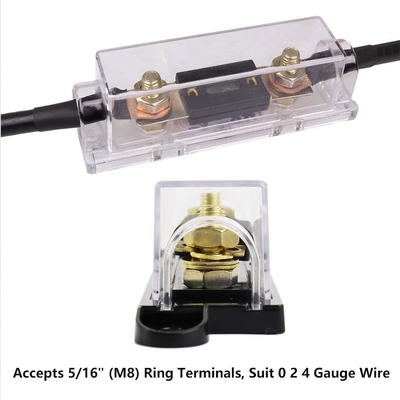 Ensure Safety CSA Approved 500A Inline Fuses Protective Cover Included Automotive