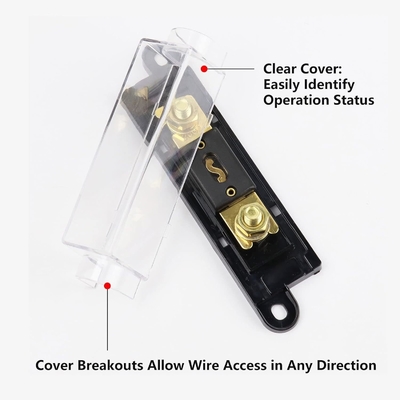 Ensure Safety CSA Approved 500A Inline Fuses Protective Cover Included Automotive