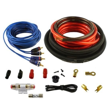 COAXIAL Connector Type Car Audio Amplifier OFC Installation Wiring Kit
