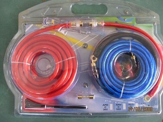 COAXIAL Connector Type Car Audio Amplifier OFC Installation Wiring Kit