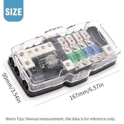 0 awg 12V Multi-Functional Mini ANL Fuse Box Distribution Block For Vehicles