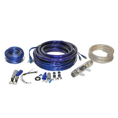 1500W Car Amplifier Install Wiring Kit Single Conductor Power Cable and Fuse Holder Set