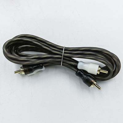Soft PVC Jacket Copper RCA Cable With OFC Conductor In Any Color