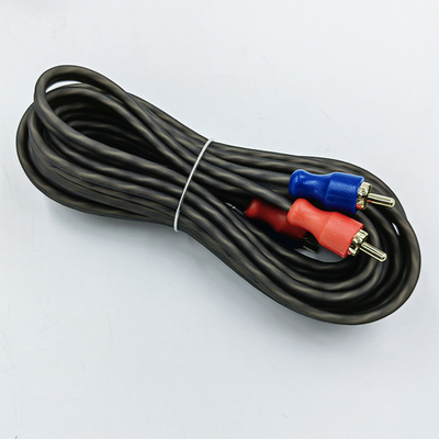 Soft PVC Jacket Copper RCA Cable With OFC Conductor In Any Color