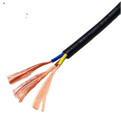 4 Conductor Industrial RVV Wire Cable PVC Coated Copper For Car Solar RV Inverter