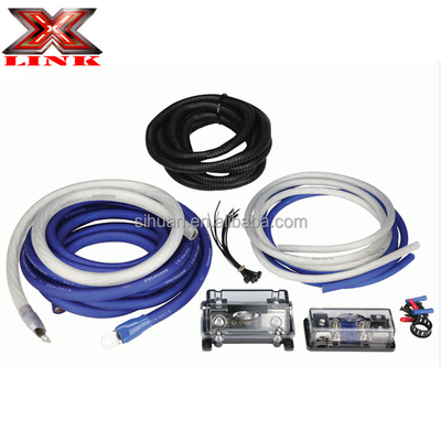 0 2 4 8 Gauge Sub Car Audio Amplifier Wiring Kit 1500 2500 3000 Watt with Materials