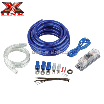 0 2 4 8 Gauge Sub Car Audio Amplifier Wiring Kit 1500 2500 3000 Watt with Materials