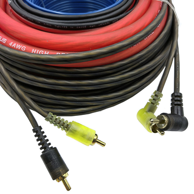 Stock 0/2/4/8 Gauge OFC/CCA Car Audio Amplifier Wiring Cable Kits for Your Audio Needs