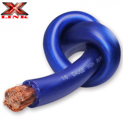 Soft PVC Jacket 1/0 2 AWG OFC Tinned Copper Power Wire