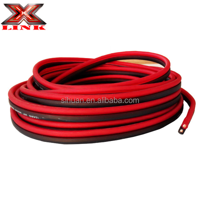 Soft PVC Jacket Super Flex Blue / Black Speaker Cable for Superior Audio Performance
