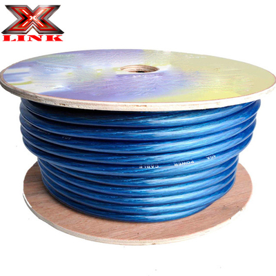 Soft PVC Jacket 1/0 Awg Audio Car Power Cable Ofc Copper Wire