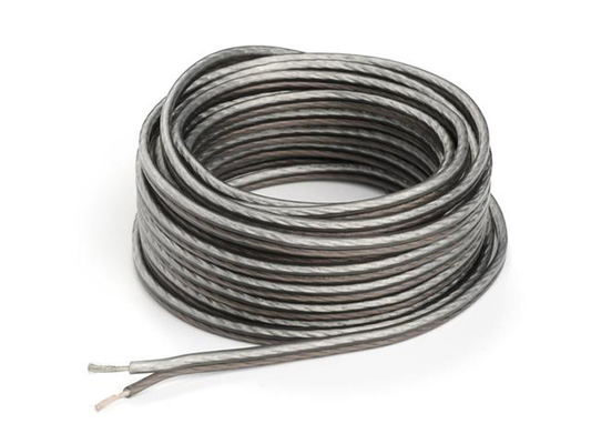 Flexible 12ga OFC Copper Audio Speaker Wire with Soft PVC Jacket and Gold Connector