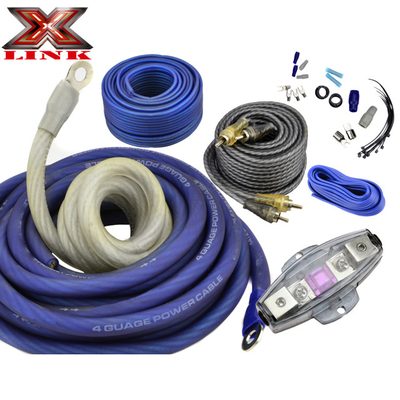 Stranded Conductor 4ga Amp Audio Amplifier Wiring Kits for Overhead Installation