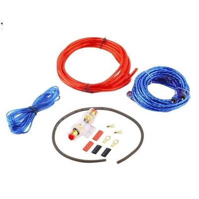 4 Gauge Car Amplifier Wiring Kit with PVC Insulation Material and CCA or OFC Conductor