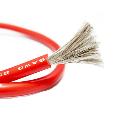 High Temperature 300 C Ultra Flexible Soft Silicon Rubber Jacketed Stranded Copper Wire for Heavy Duty Industrial Applications