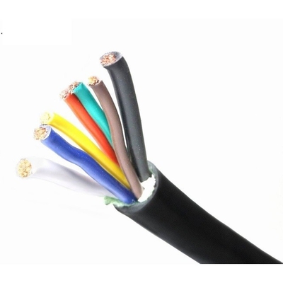 7 Core Black Jacket 5C Way Pin Trailer Lighting Cable with Annealed Copper Conductor
