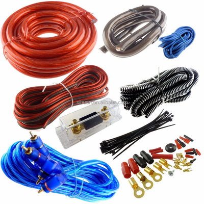 100% Real Gauge OFC Copper RCA Cables for Low Voltage Car Audio