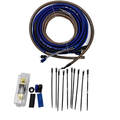 Speaker CCA/OFC Copper Wire 4/8 Gauge Car Amp Wiring Kit for Improved Signal Transfer