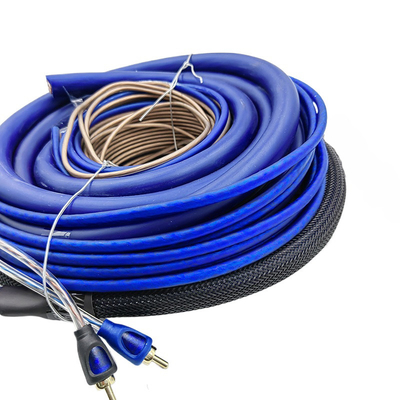 Speaker CCA/OFC Copper Wire 4/8 Gauge Car Amp Wiring Kit for Improved Signal Transfer