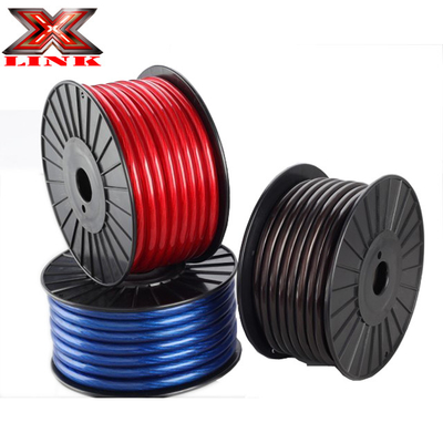 PVC Jacket 4 AWG OFC Car Audio Power Wire in Any Color Full U.S. Specification CEA-2015 Compliant