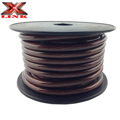 PVC Jacket 4 AWG OFC Car Audio Power Wire in Any Color Full U.S. Specification CEA-2015 Compliant