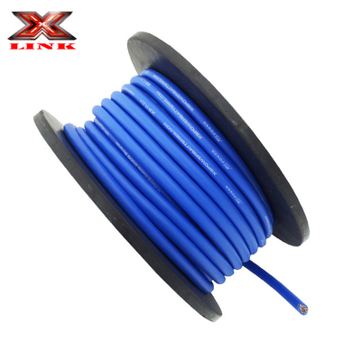 Car Audio Industry Power Cable 1/0 2 4 8 AWG Gauge PVC Jacket Super Flexible Material