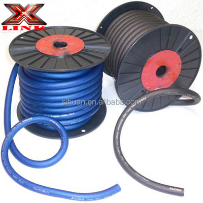 Soft PVC Jacket 1/0 Awg Power Cable For Car Audio Copper Conductor 0 Gauge Ofc Wire