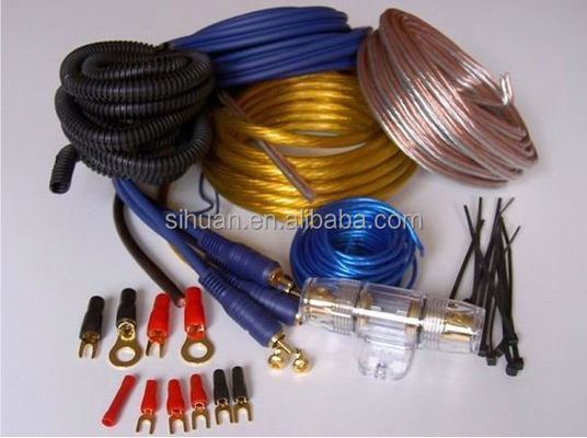 Car Battery Power Amplifier Car Amp Wiring Kit Cable Color to Enhance Your Car's Look