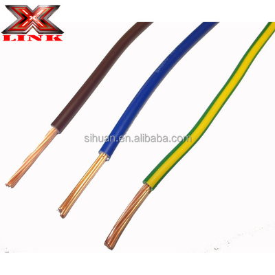 BV RVV Copper Power Electrical Wire Cable With Stranded Conductor Type And PVC Jacket