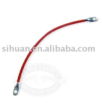 5/16' Lug Terminals 12inch Tinned Copper Battery Inverter Cable for Car Truck RV Solar