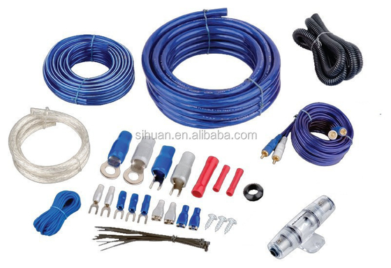 4 Gauge Car Amplifier Wiring Kit For Overhead Installation And  Performance