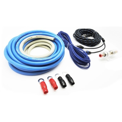 Full U.S. Specification CEA-2015 Compliant OFC Copper Car Amplifier Wiring Kit 0GA AWG