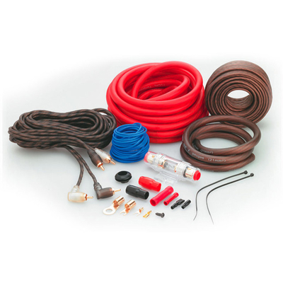 Full U.S. Specification CEA-2015 Compliant OFC Copper Car Amplifier Wiring Kit 0GA AWG