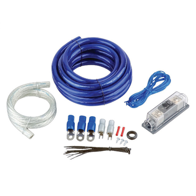 Full U.S. Specification CEA-2015 Compliant OFC Copper Car Amplifier Wiring Kit 0GA AWG