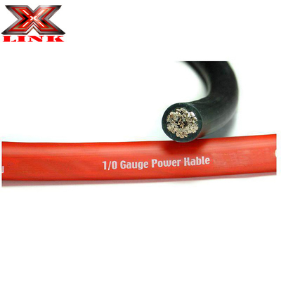 Soft PVC Jacket Super Soft Flexible Frosted 0ga Car Amp Power Cable Wire in Any Color