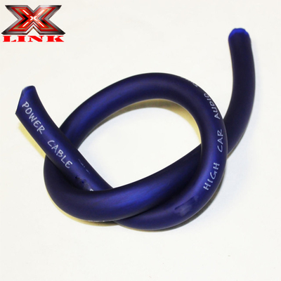 Soft PVC Jacket Super Soft Flexible Frosted 0ga Car Amp Power Cable Wire in Any Color