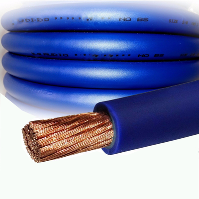 CCA Conductor Car Audio Ground Power Wire Transparent PVC Jacket Top Flex 4 AWG Gauge
