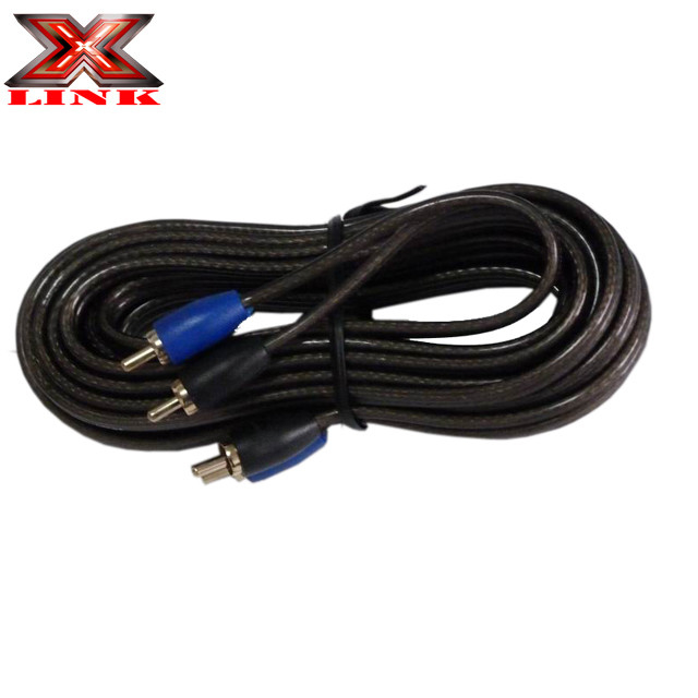 Auto RCA Audio Cable Y Adapter 0ft Shielded RCA Cables with PVC Insulation Material