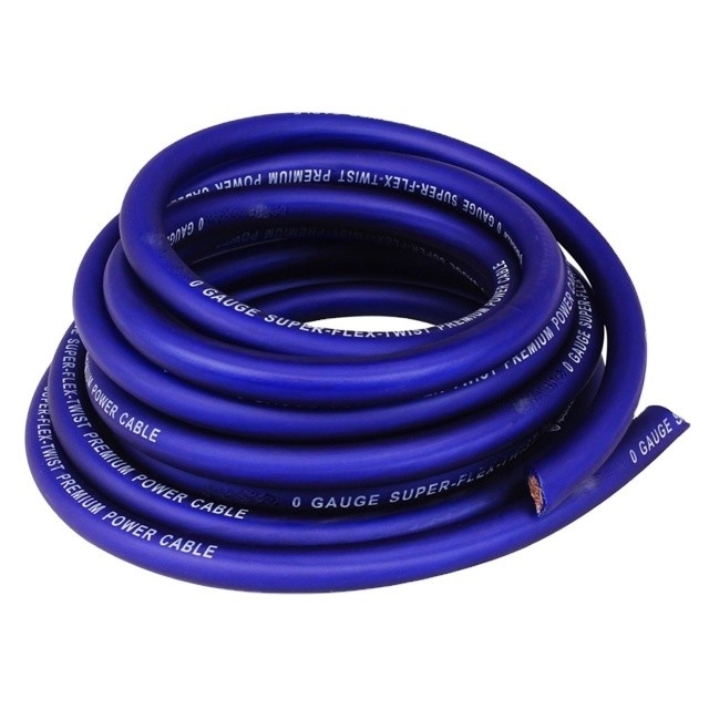 SAEJ 1128 Stinger True Gauge 1/0 AWG Twisted OFC Car Audio Power Wire for Performance