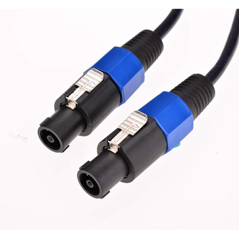 Twist Lock 2 Conductor Speaker Cable Professional 50FT Length for Audio Applications