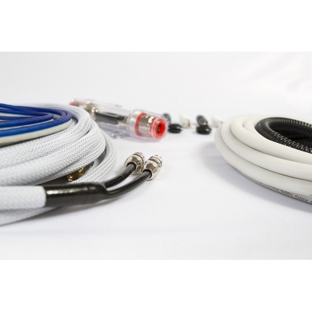 12V DC Voltage OFC Copper 4 Gauge Car Audio Amps and Subs Installation Wiring Kit with PVC Jacket