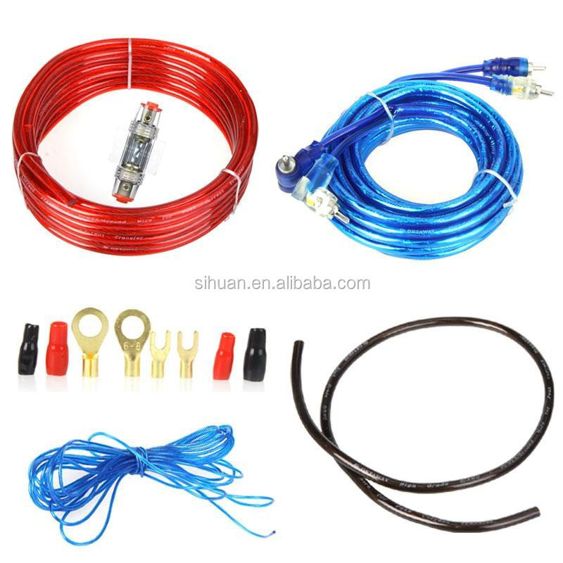 Car Audio System 0 4 8 Gauge AWG Complete Amplifier / Amp Installation Wiring Kit