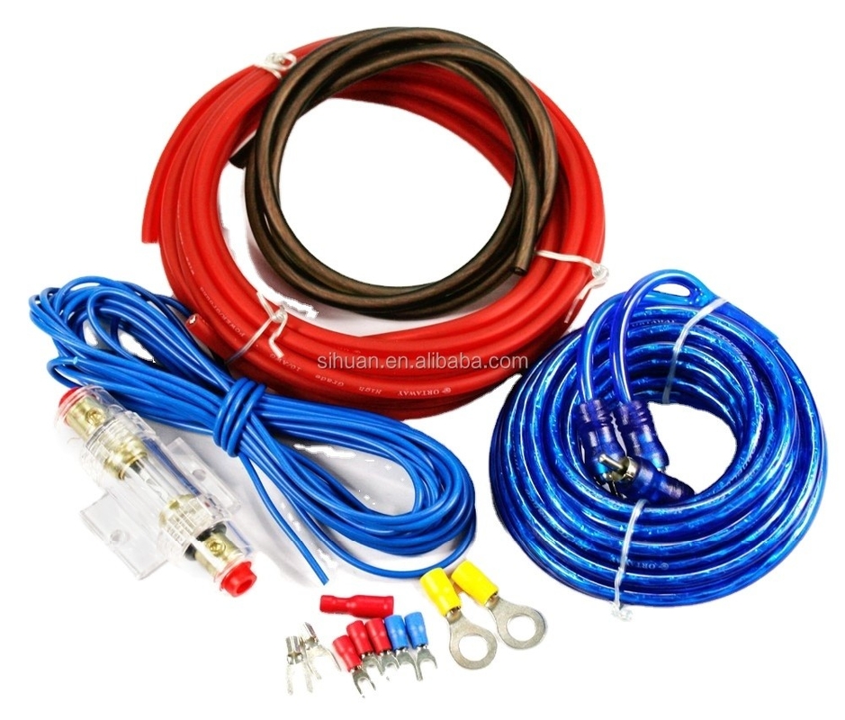 Aluminum Clad Steel Conductor 4 Gauge OFC High Current Amp/subwoofer Wiring Kit
