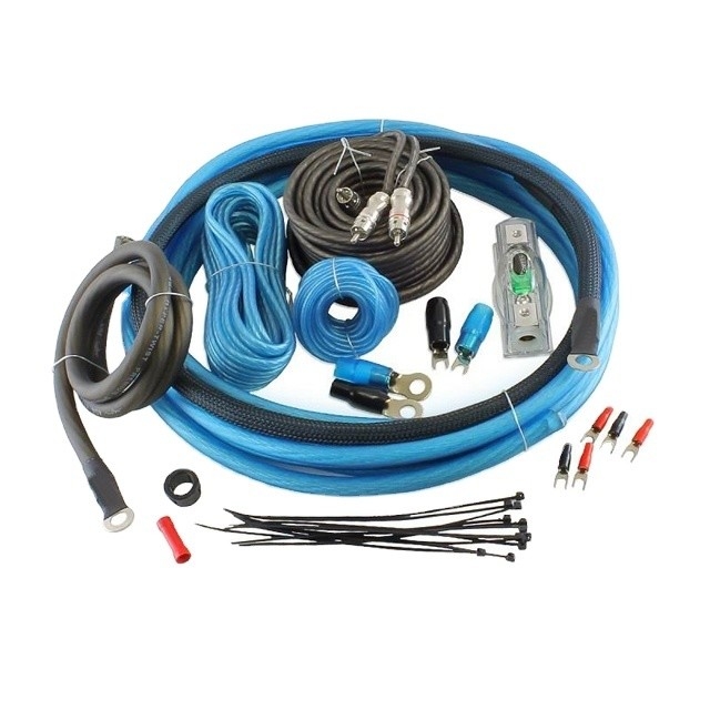 Female-Female Audio Cables and 4GA RCA Wire for Car Amplifier Wiring Installation Kit