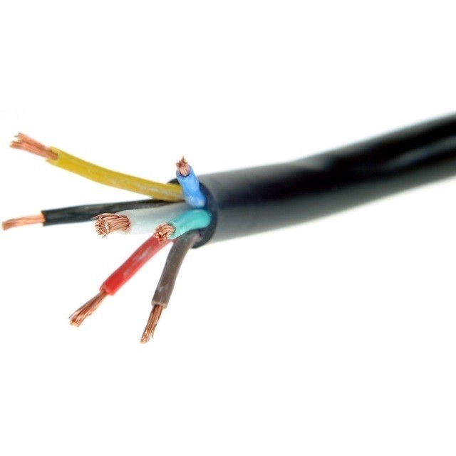 Pure Copper 7 Wire Trailer Cable 14 Gauge 7 Conductor Extension Cable for RV Trailer