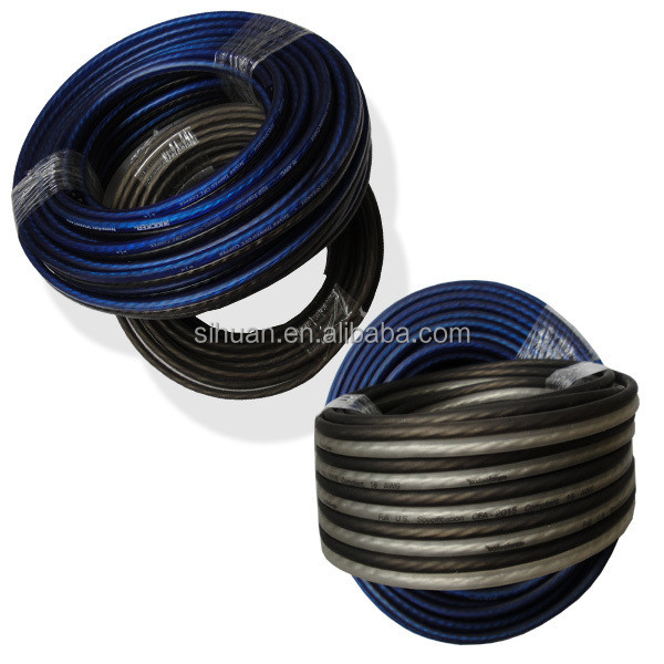 Customized Outer Diameter High End 12 Gauge OFC Speaker Wire Cable for Audio Systems
