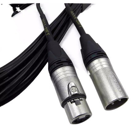 1/4 Inch Audio XLR Instrument Cable Straight To Right Angle For Bass Electric Guitar